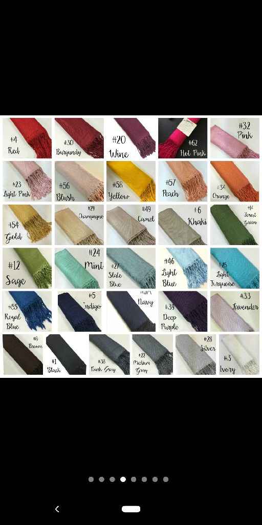 Pashmina Scarf Color? - 3