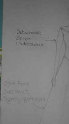 Had to give up on the dress I found, now designing my own! *pics*
