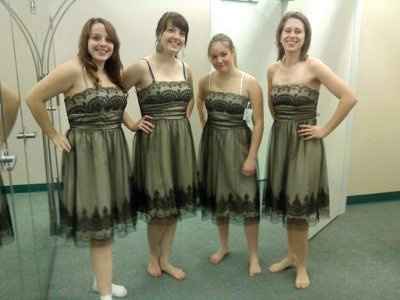 so I went dress shopping today!
