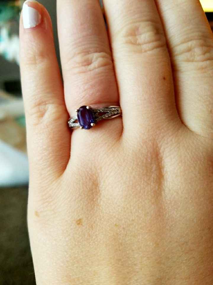 Show me your unique engagement rings! - 1