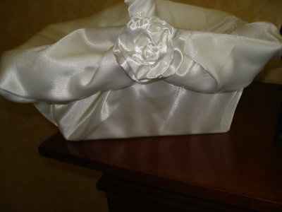 the flower girl basket i made...what do u think?