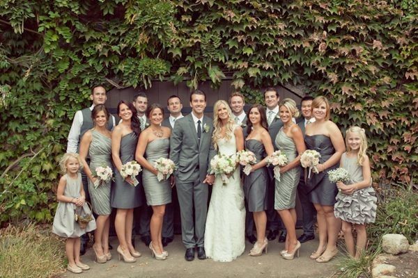 Gray BM dresses and gray GM tuxes?
