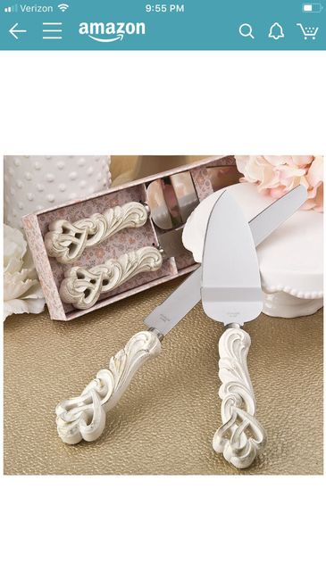 Cake knife & server - 1