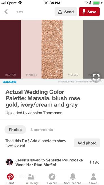 Wedding colors  Help - 1
