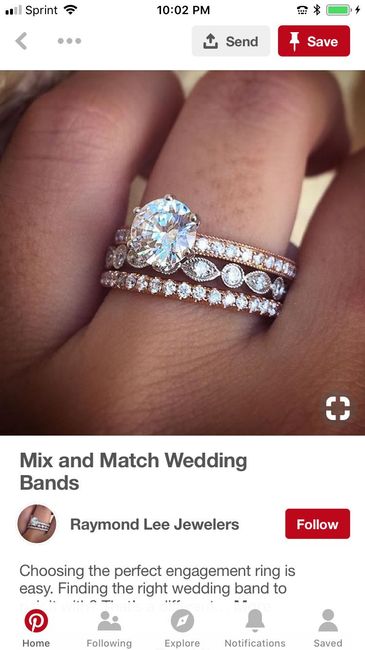 rose gold solitaire wedding band Help!!! - 1