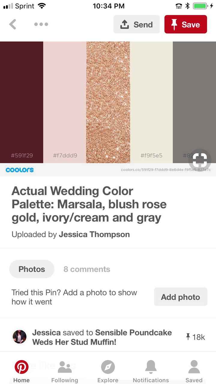 Wedding colors  Help - 1