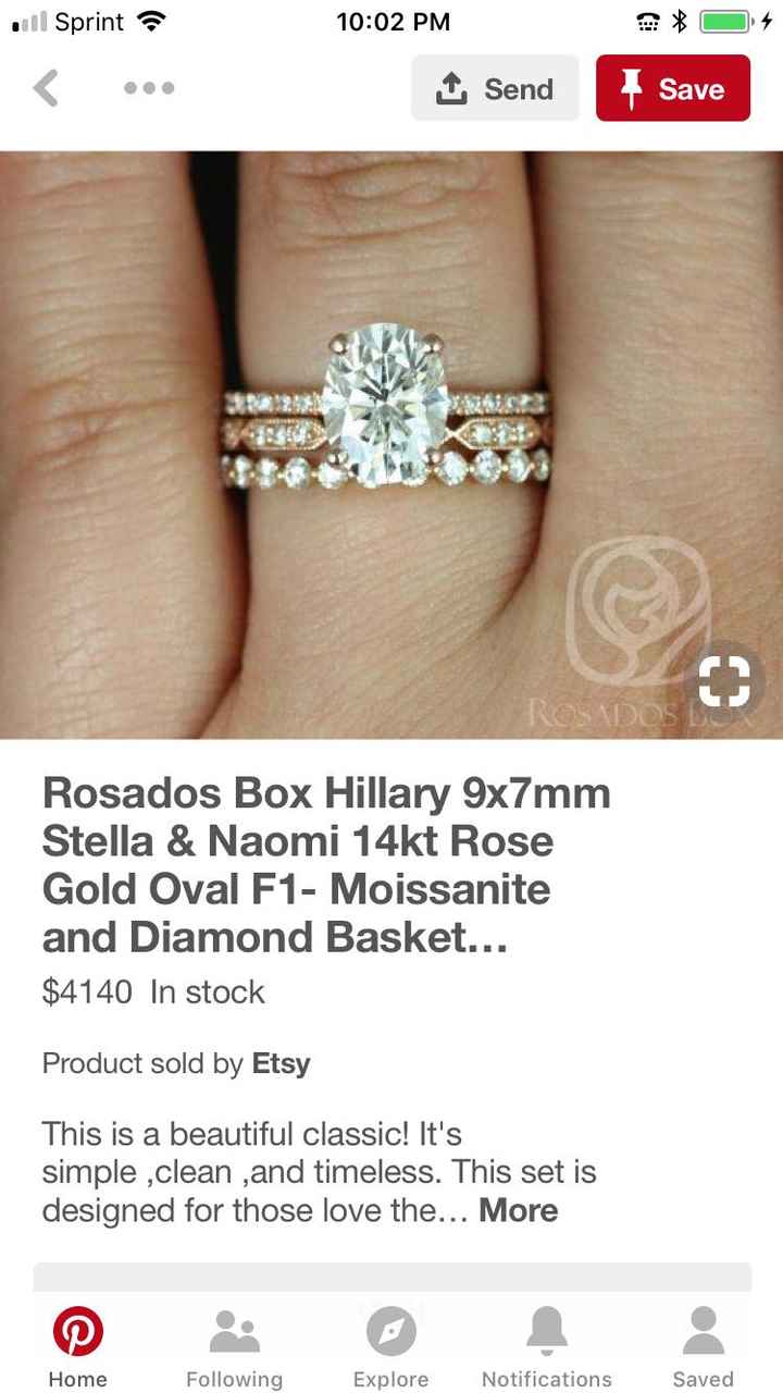 rose gold solitaire wedding band Help!!! - 2
