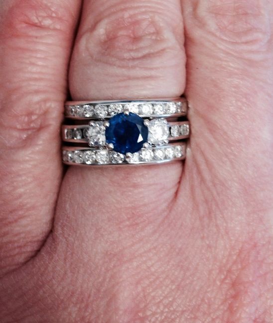 Show them off! Wedding sets