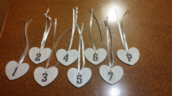 Table numbers! Show me yours!!