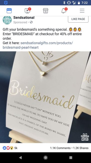 Bridesmaids gifts - 1