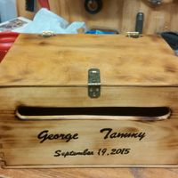 Hmm... what is your card box/holder at the wedding?