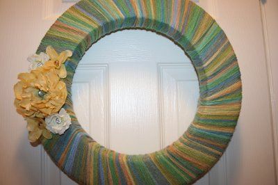 NWR- Spring-time Yarn Wreath