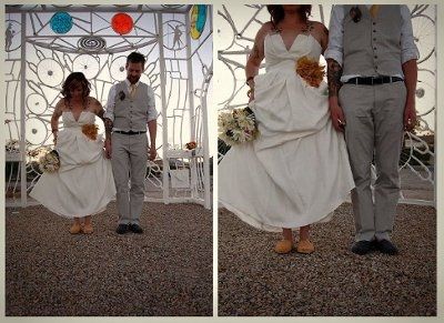 ok so my dress doesnt work with a veil IMO... so