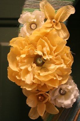My yarn wreath :)
