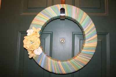 NWR- Spring-time Yarn Wreath