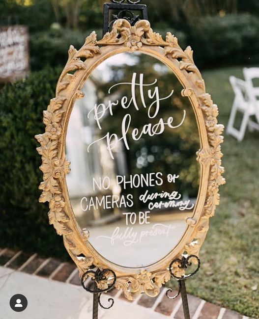 Connection for custom Mirror wedding sign - 1