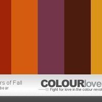 Color scheme for an autumn "themed" wedding?