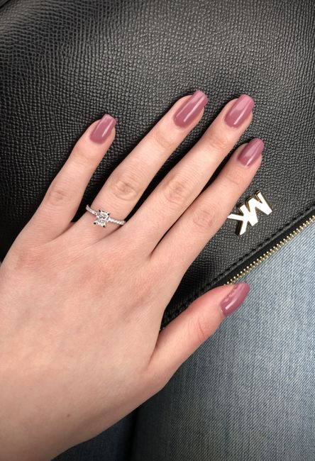 Need wedding band ideas for my pave radiant engagement ring! - 1