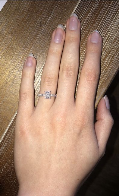 Need wedding band ideas for my pave radiant engagement ring! - 2