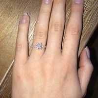 Need wedding band ideas for my pave radiant engagement ring! - 2