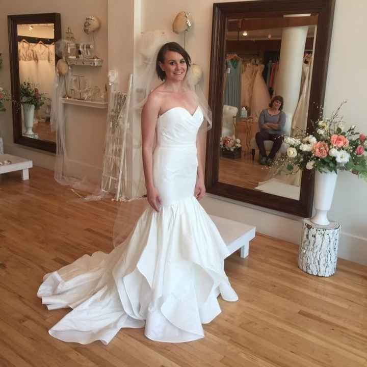 Short hair and a veil?