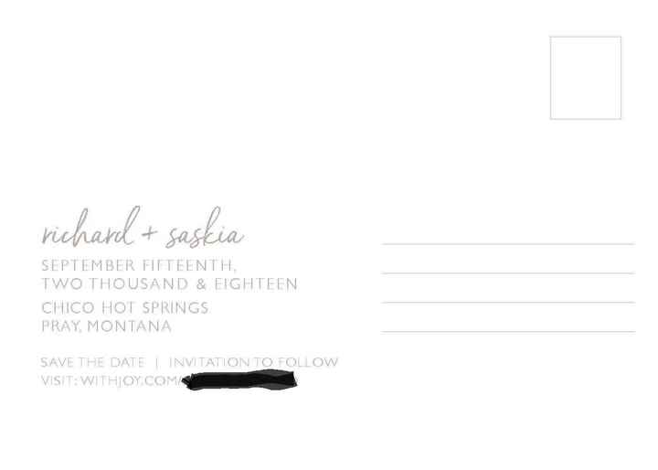 Save The Date Feedback - Please Help!