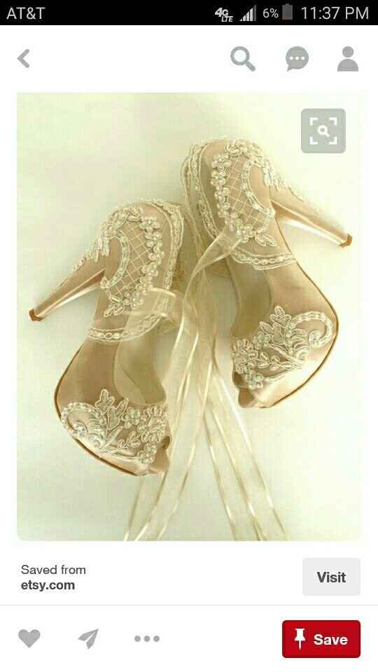 I think I found my shoes. opinions? dress in comments!!