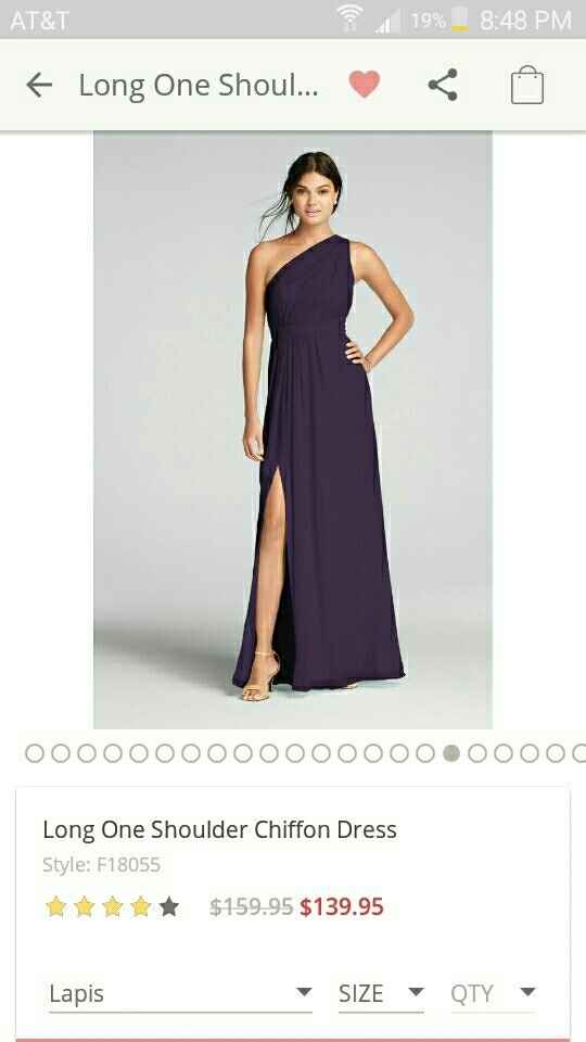 Let's see those mismatched dresses!