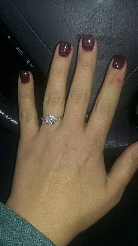 Let's see those rings! And for the Mrs lets see the bands with it ! I LOVE seeing everyone's bling:)