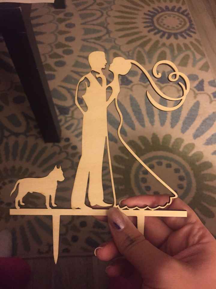 Cake Topper Arrived Today!