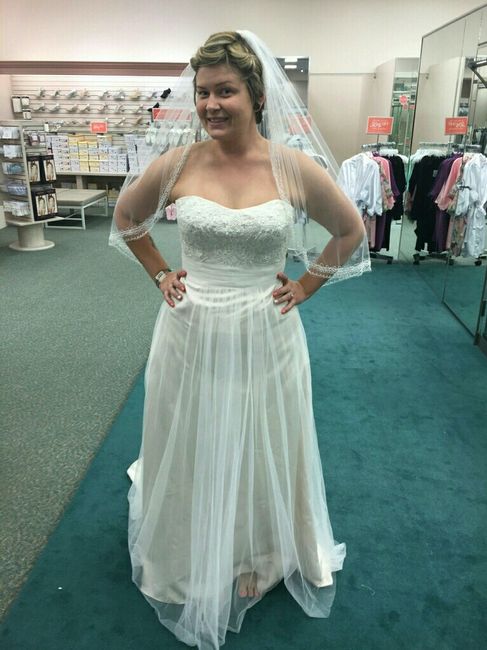 Let me see what you're wearing on your wedding day