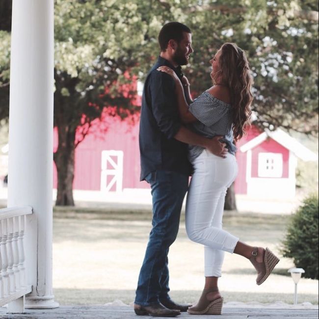 What season did you take engagement pics?