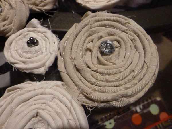 Fabric Flowers!  So excited!