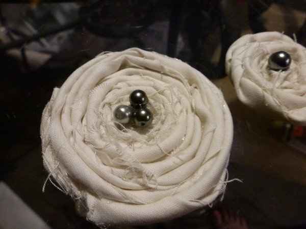 Fabric Flowers!  So excited!