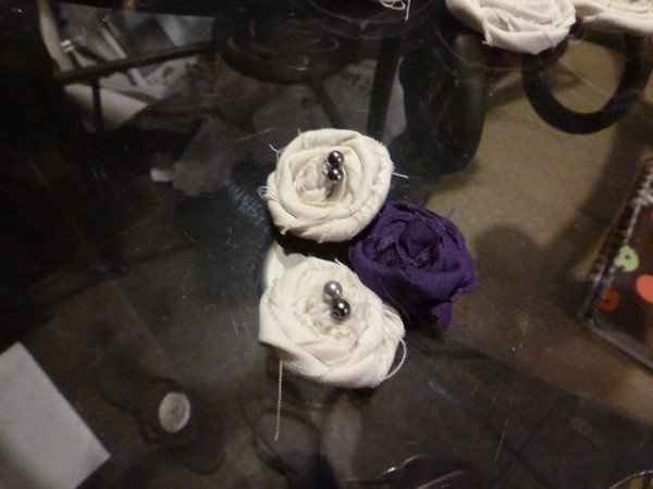 Fabric Flowers!  So excited!