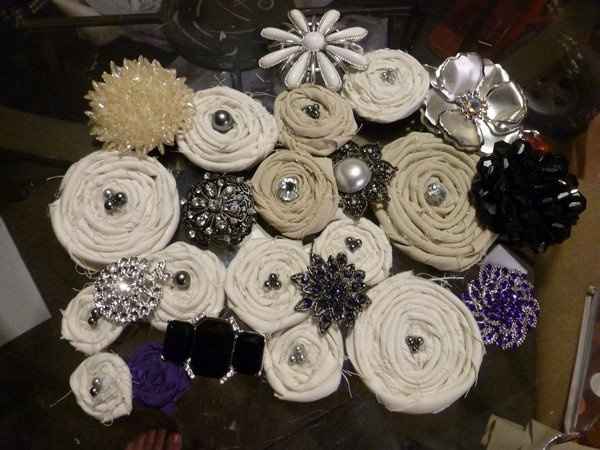 Fabric Flowers!  So excited!