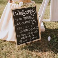 Unplugged ceremony and/or reception?