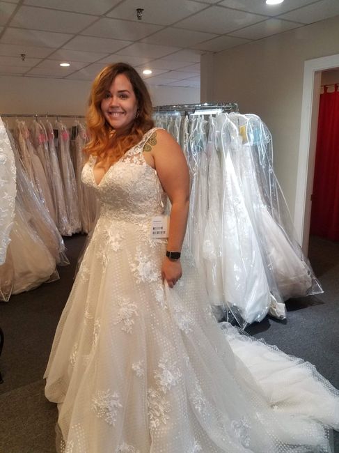 Let's see those A-line wedding dresses! - 1