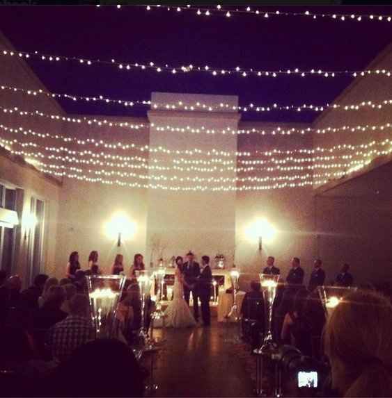 Help! Has anyone had an evening, outdoor wedding?