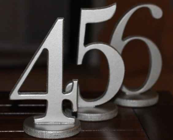 10 Days out and I need table numbers!! Ahh!! Ideas??