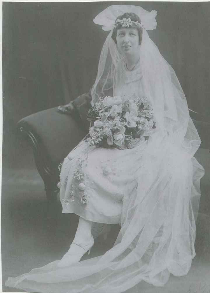 Antique wedding photo