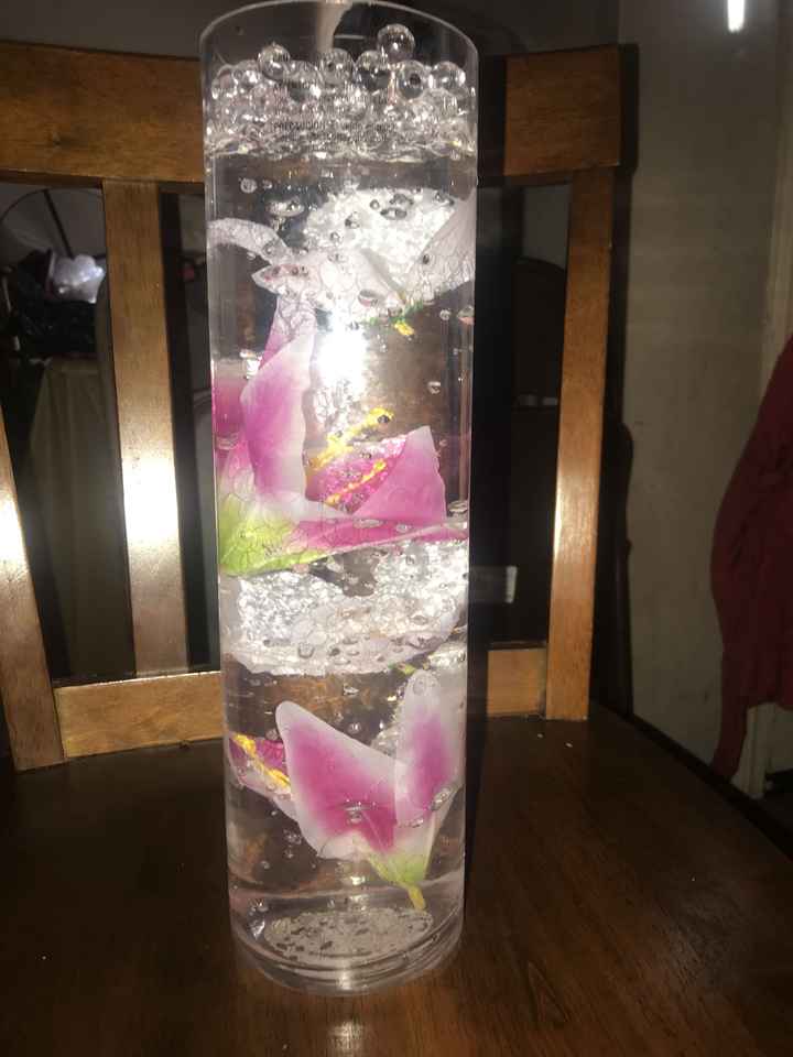  Working on my centerpieces - 1