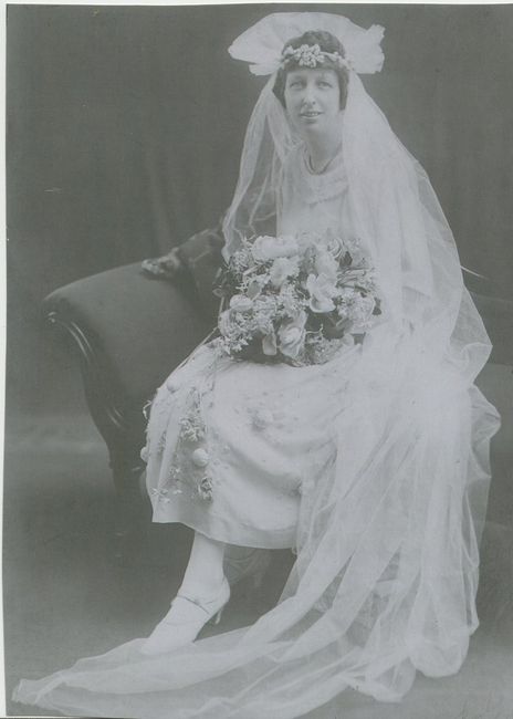 Antique wedding photo