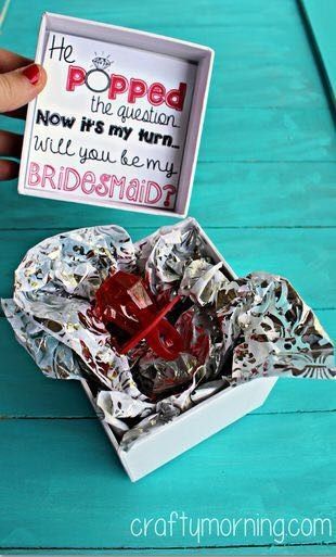 Bridesmaids proposals