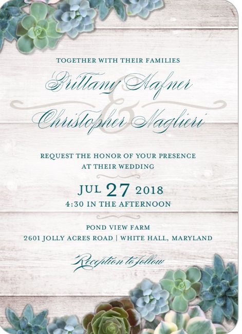 Where did you get your wedding invitations? - 1