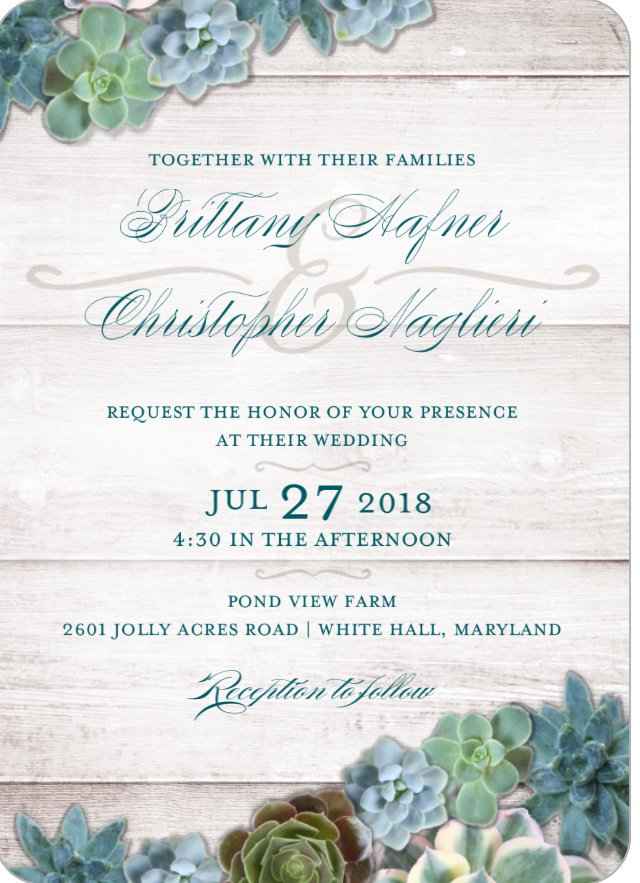 Where did you get your wedding invitations? - 1