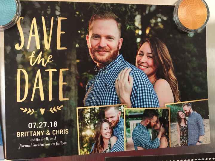  Let’s see those save the dates! - 1