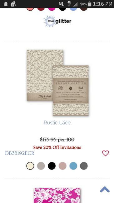 Lace Invitations