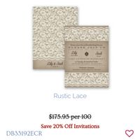 Lace Invitations