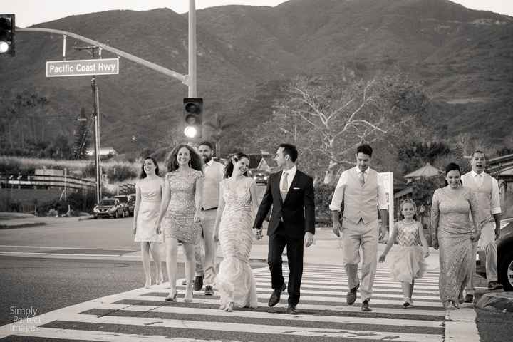 BAM after our Malibu wedding!